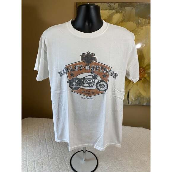 Vintage Harley Davidson 2006 Cross Roads Wilkesboro NC 2 Sided Shirt Men’s Large - Picture 2 of 16
